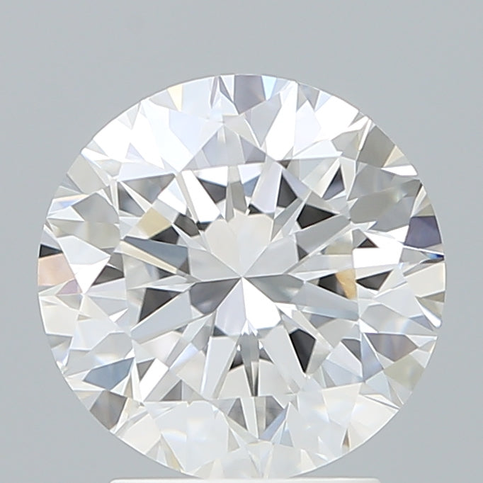 2.83 Carat Round Lab Diamond with  Cut Diamond in 14KT  view 1
