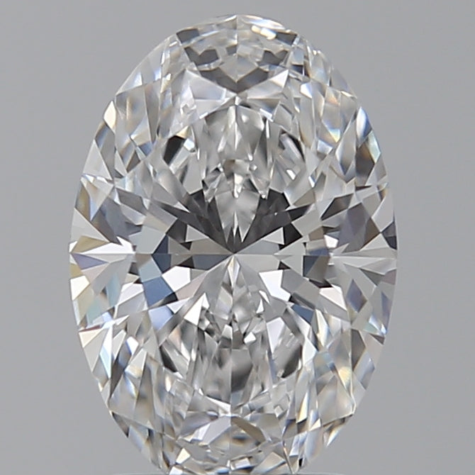 2.05 Carat Oval Lab Diamond with  Cut Diamond in 14KT  view 1
