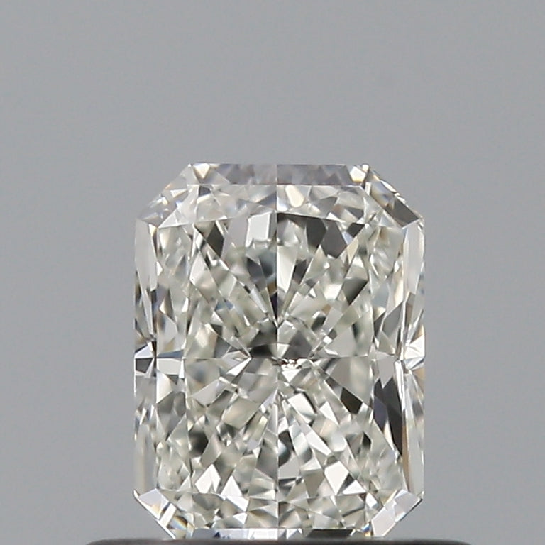 0.5 Carat Radiant Natural Diamond with  Cut Diamond in 14KT  view 1
