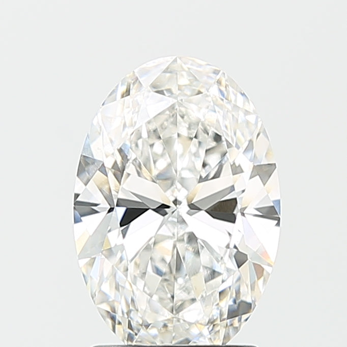 2.17 Carat Oval Lab Diamond with  Cut Diamond in 14KT  view 1
