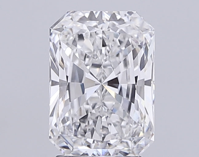 3.03 Carat Radiant Lab Diamond with  Cut Diamond in 14KT  view 1
