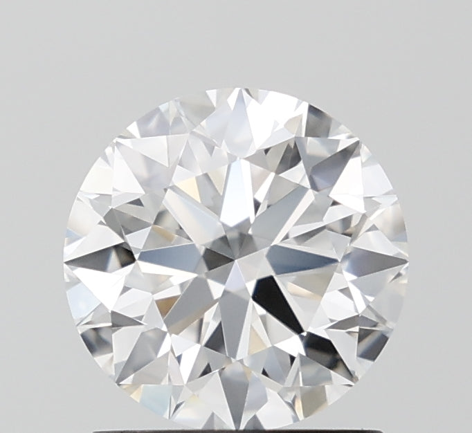 1.29 Carat Round Lab Diamond with  Cut Diamond in 14KT  view 1
