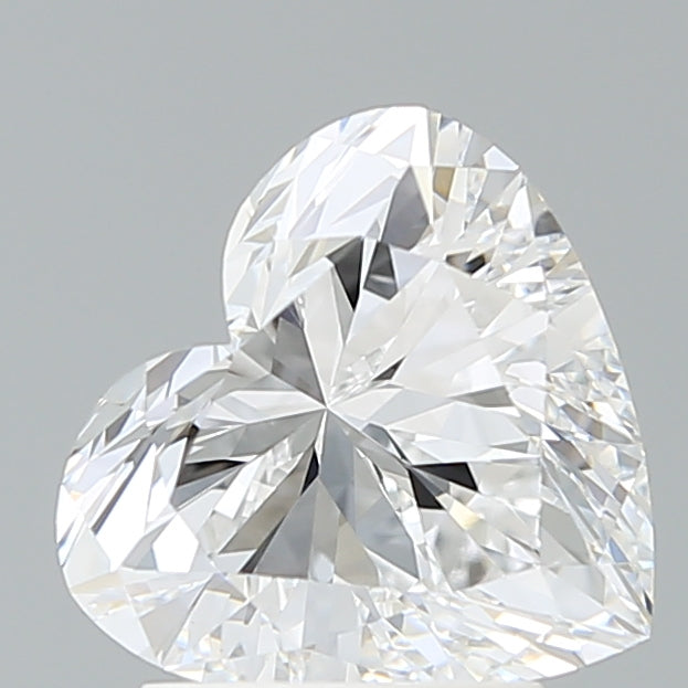 2.33 Carat Heart Lab Diamond with  Cut Diamond in 14KT  view 1
