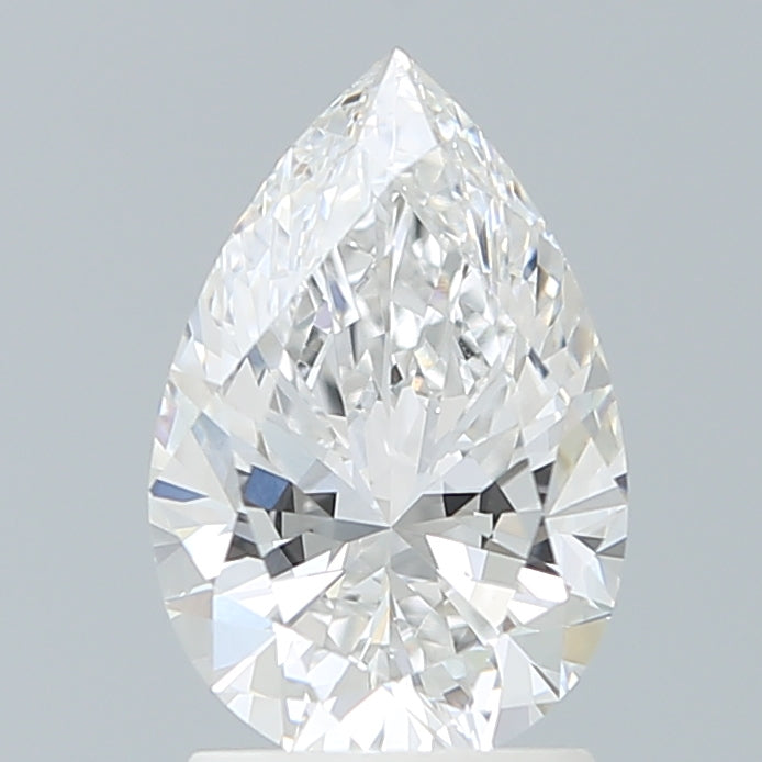 1.9 Carat Pear Lab Diamond with  Cut Diamond in 14KT  view 1
