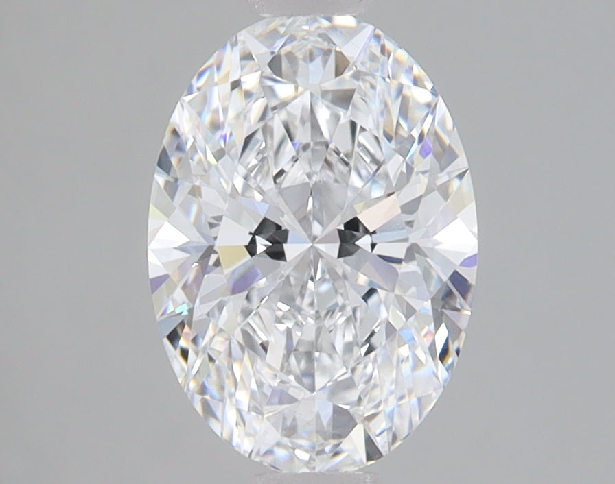 1.59 Carat Oval Lab Diamond with  Cut Diamond in 14KT  view 1
