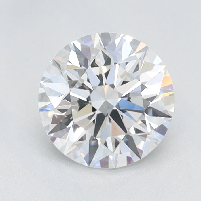 0.69 Carat Round Lab Diamond with  Cut Diamond in 14KT  view 1
