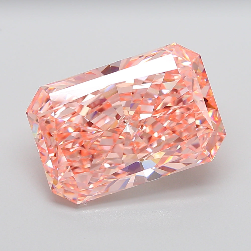 13.1 Carat Radiant Lab Diamond with  Cut Diamond in 14KT  view 1
