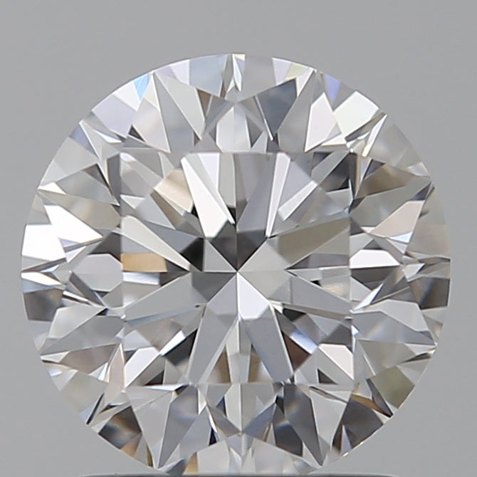 1.5 Carat Round Lab Diamond with  Cut Diamond in 14KT  view 1
