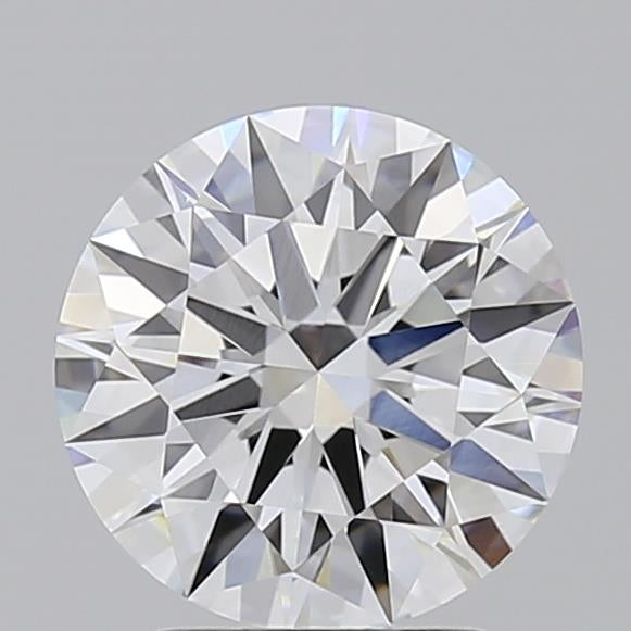 2.3 Carat Round Lab Diamond with  Cut Diamond in 14KT  view 1
