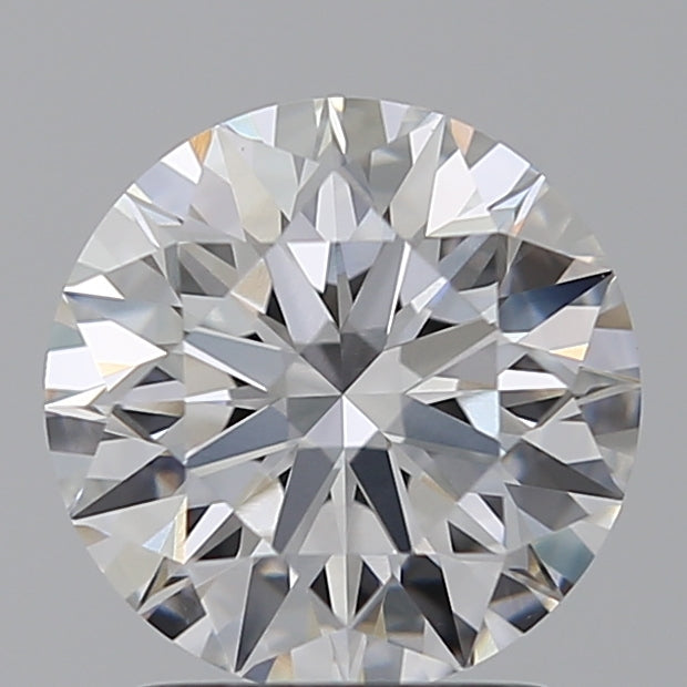 2.04 Carat Round Lab Diamond with  Cut Diamond in 14KT  view 1
