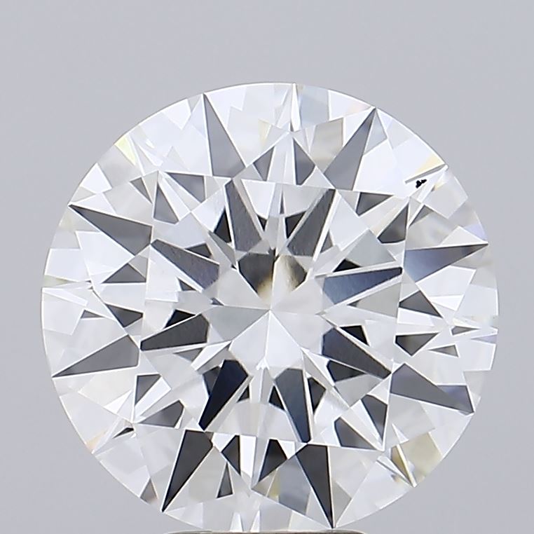 7.02 Carat Round Lab Diamond with  Cut Diamond in 14KT  view 1
