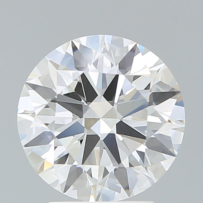 3.12 Carat Round Lab Diamond with  Cut Diamond in 14KT  view 1

