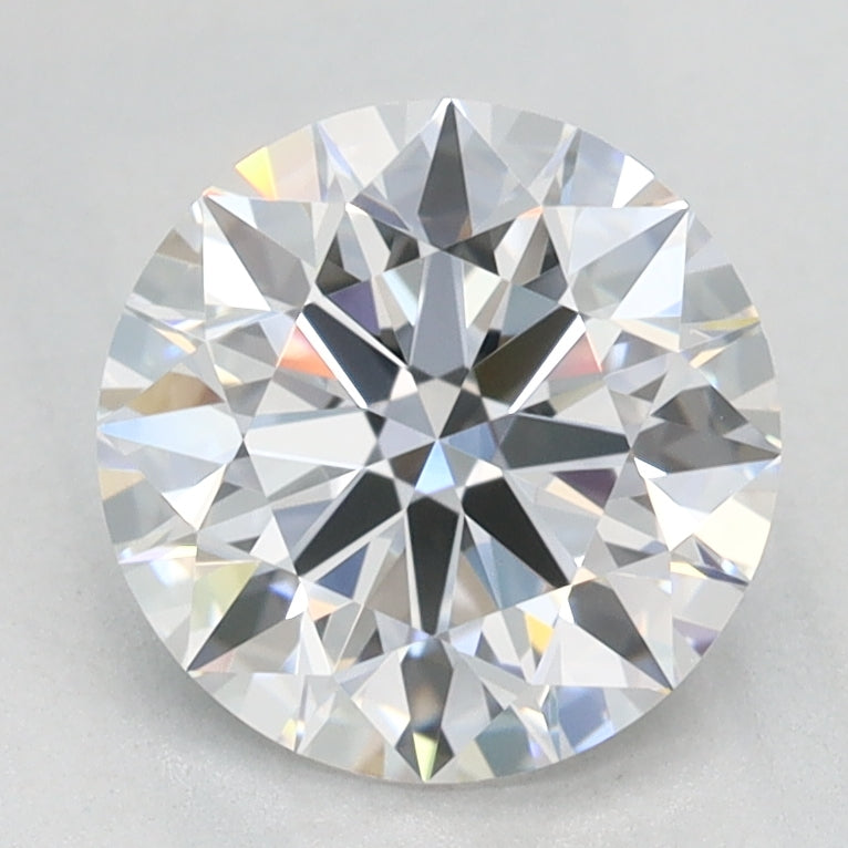 1.52 Carat Round Lab Diamond with  Cut Diamond in 14KT  view 1
