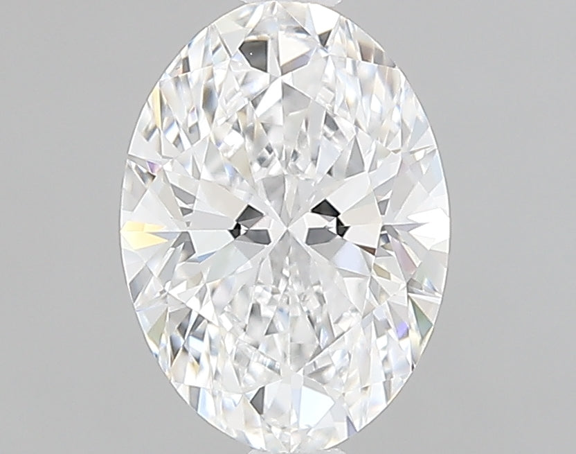 1.15 Carat Oval Lab Diamond with  Cut Diamond in 14KT  view 1
