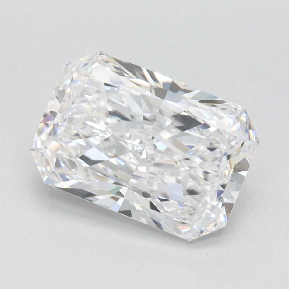 1.45 Carat Radiant Lab Diamond with  Cut Diamond in 14KT  view 1

