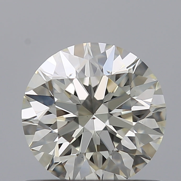 0.74 Carat Round Natural Diamond with  Cut Diamond in 14KT  view 1
