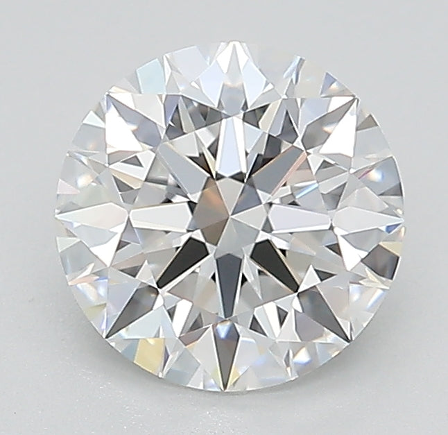 1.6 Carat Round Lab Diamond with  Cut Diamond in 14KT  view 1

