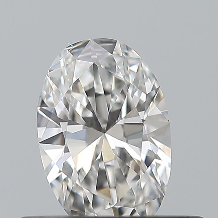 0.3 Carat Oval Natural Diamond with  Cut Diamond in 14KT  view 1
