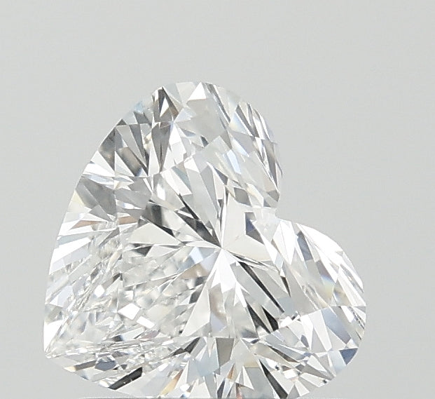 1.07 Carat Heart Lab Diamond with  Cut Diamond in 14KT  view 1
