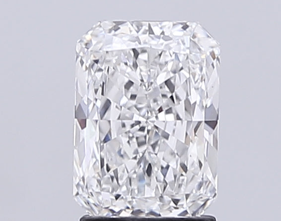 2.06 Carat Radiant Lab Diamond with  Cut Diamond in 14KT  view 1
