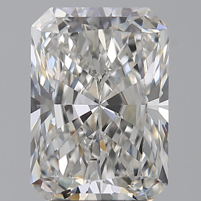 3.07 Carat Radiant Lab Diamond with  Cut Diamond in 14KT  view 1

