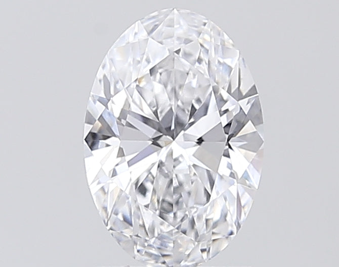 1.55 Carat Oval Lab Diamond with  Cut Diamond in 14KT  view 1
