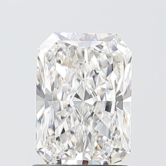 1.55 Carat Radiant Lab Diamond with  Cut Diamond in 14KT  view 1

