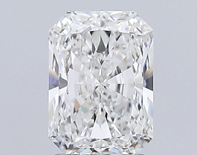 2.56 Carat Radiant Lab Diamond with  Cut Diamond in 14KT  view 1
