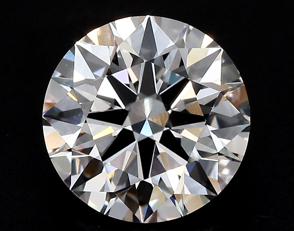 3.49 Carat Round Lab Diamond with  Cut Diamond in 14KT  view 1
