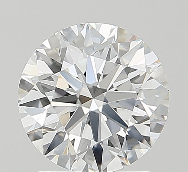1.41 Carat Round Lab Diamond with  Cut Diamond in 14KT  view 1
