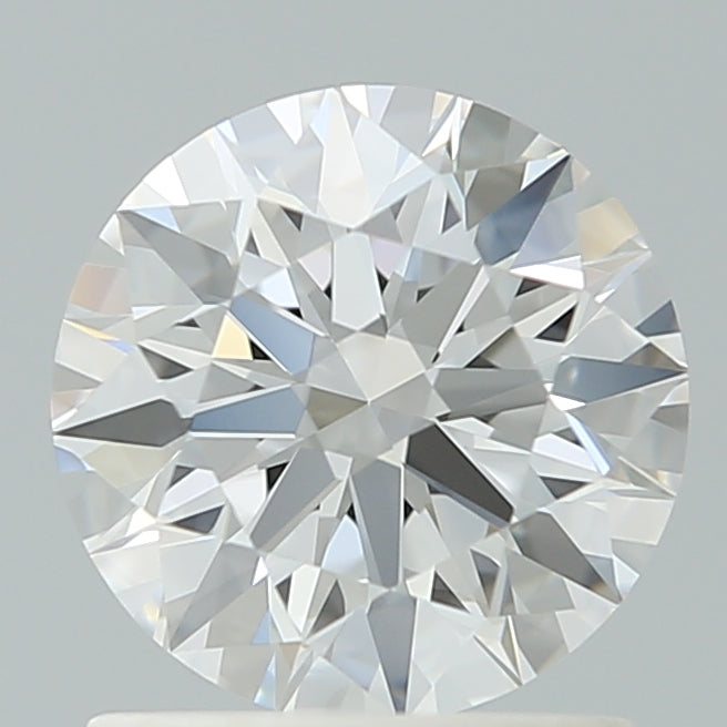 1.26 Carat Round Lab Diamond with  Cut Diamond in 14KT  view 1
