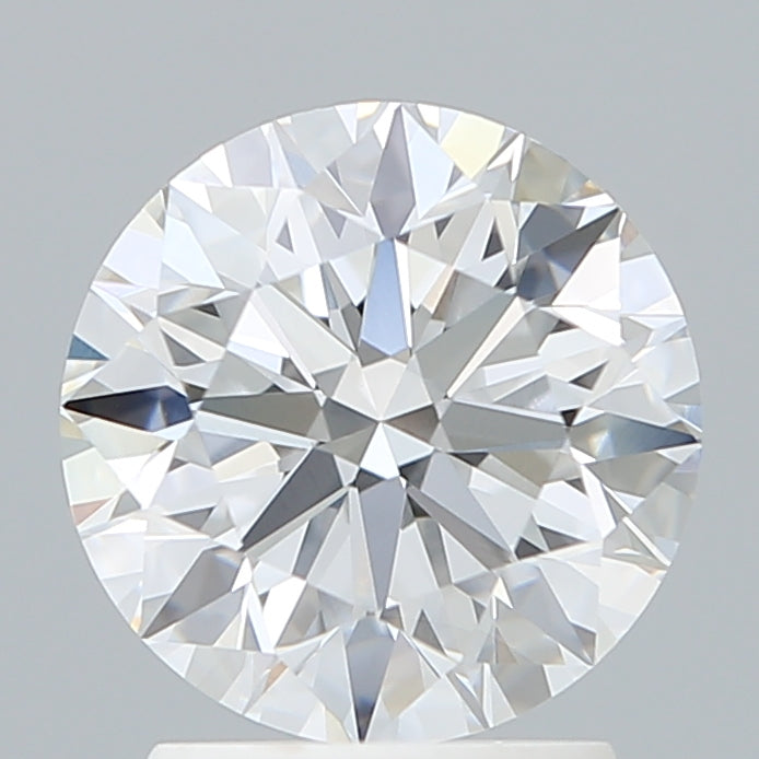 2.18 Carat Round Lab Diamond with  Cut Diamond in 14KT  view 1
