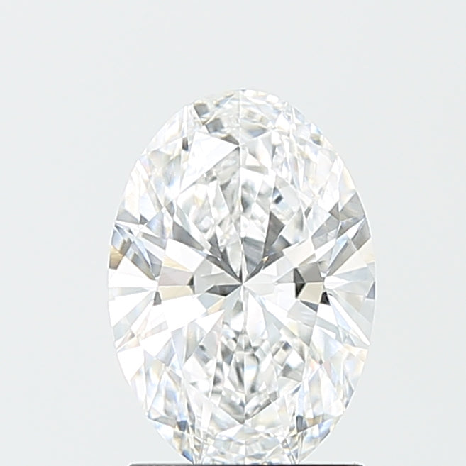 1.58 Carat Oval Lab Diamond with  Cut Diamond in 14KT  view 1
