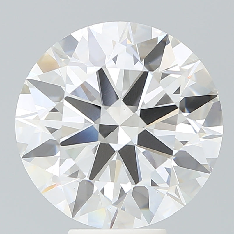 7.5 Carat Round Lab Diamond with  Cut Diamond in 14KT  view 1
