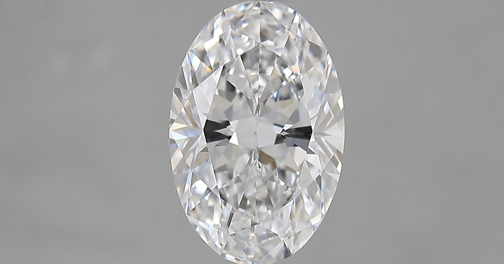 1.55 Carat Oval Natural Diamond with  Cut Diamond in 14KT  view 1
