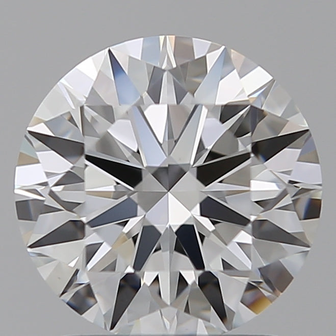 1.59 Carat Round Lab Diamond with  Cut Diamond in 14KT  view 1
