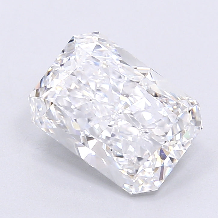 2.09 Carat Radiant Lab Diamond with  Cut Diamond in 14KT  view 1
