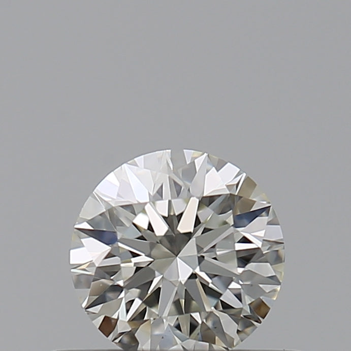 0.34 Carat Round Natural Diamond with  Cut Diamond in 14KT  view 1
