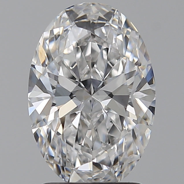 2.08 Carat Oval Lab Diamond with  Cut Diamond in 14KT  view 1
