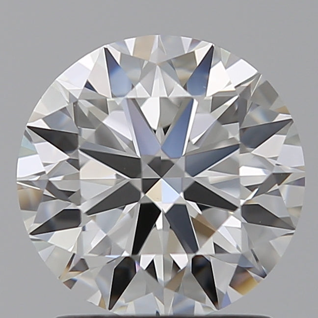 1.5 Carat Round Lab Diamond with  Cut Diamond in 14KT  view 1
