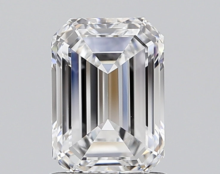 1.98 Carat Emerald Lab Diamond with  Cut Diamond in 14KT  view 1
