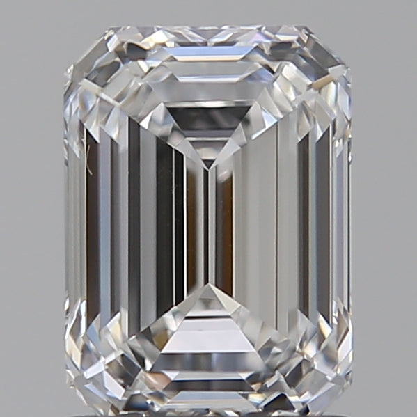 1.53 Carat Emerald Lab Diamond with  Cut Diamond in 14KT  view 1
