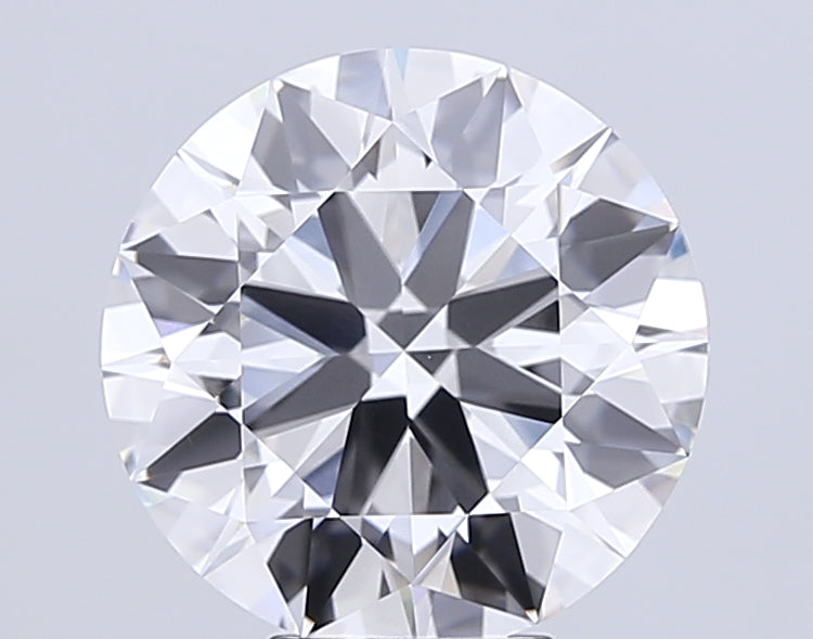 7.08 Carat Round Lab Diamond with  Cut Diamond in 14KT  view 1
