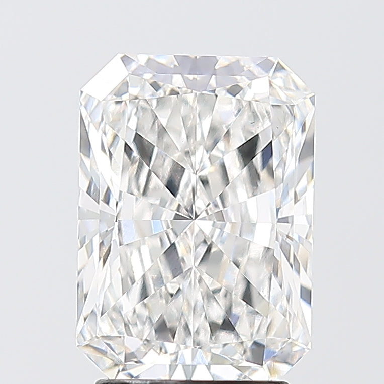 3.01 Carat Radiant Lab Diamond with  Cut Diamond in 14KT  view 1
