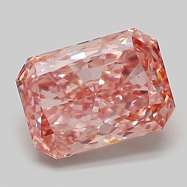 1.63 Carat Radiant Lab Diamond with  Cut Diamond in 14KT  view 1
