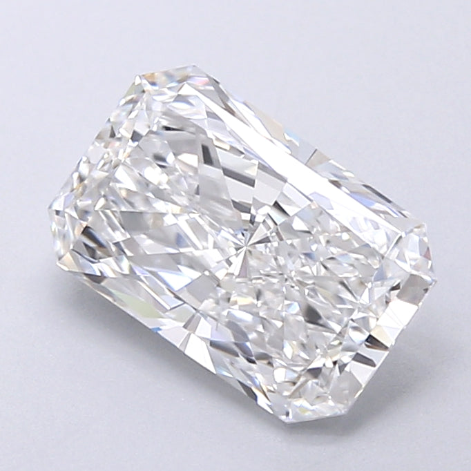 2.07 Carat Radiant Lab Diamond with  Cut Diamond in 14KT  view 1
