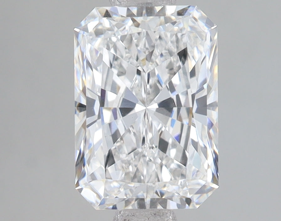 2.09 Carat Radiant Lab Diamond with  Cut Diamond in 14KT  view 1

