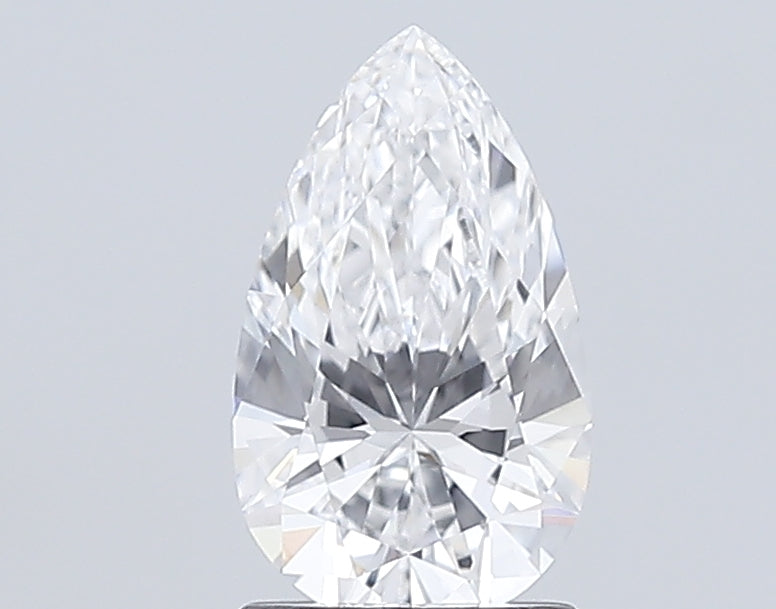 1.52 Carat Pear Lab Diamond with  Cut Diamond in 14KT  view 1
