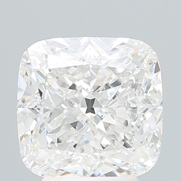 4.12 Carat Cushion Lab Diamond with  Cut Diamond in 14KT  view 1
