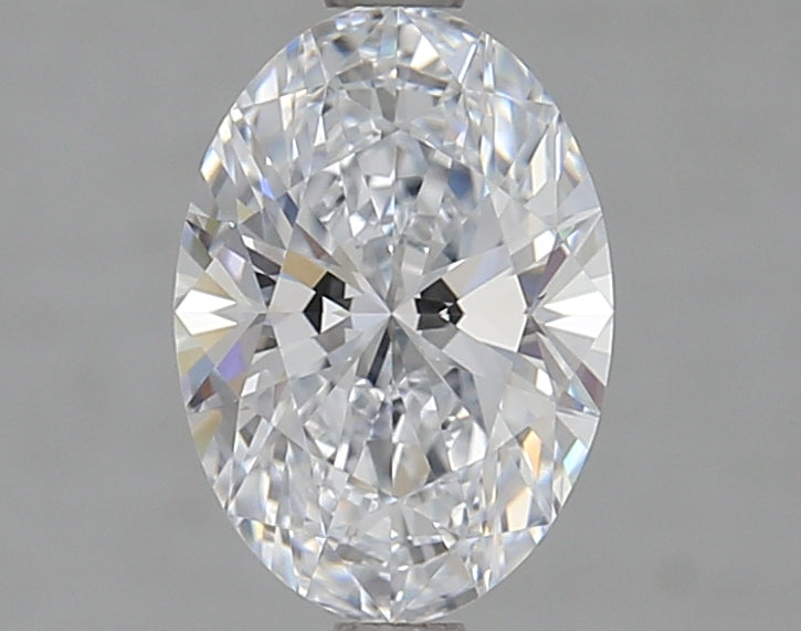 1.51 Carat Oval Lab Diamond with  Cut Diamond in 14KT  view 1
